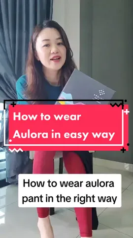 How to wear #aulorapant Cara memakai Aulorapant 怎样穿aulora #AuloraPantswithKodenshi #networkmarketing #BEInternational #farinfraredtherapy #bloodcirculation 