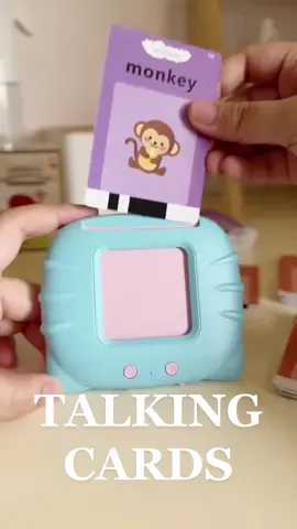 Talking Cards ✨ #educationaltoys #preschoolteacher #educationaltoysforkids #educationalactivities 
