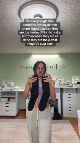 every time i see a sock order i mentally prepare myself to make them, HAHA i honestly didn't think socks would be ordered as often as they are, i think they're the cutest thing in the world i just wasnt sure how they'd sell! i'm so happy to see you all are loving them 🩷 the more i make them, the easier it gets thankfully 🥰 #customsocks #giftideas #giftsforboyfriend #giftsforgirlfriend #embroideredsocks #cutegifts #customgifts #anniversarygifts #giftsforcouples #personalizedgifts #customembroidered #justbecausegift 