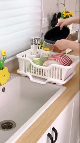 Rak pengering pinggan mangkuk, barang rumah yang bagus#fyp #foryou #tiktok #goodthing #share #householditems #homeliving #convenient #storage #storagerack #KitchenHacks 
