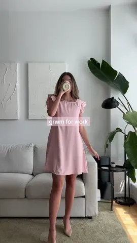 on Wednesdays we wear pink to work #amazonworkwear #businessprofessional #corporateoutfits #whatiweartowork #pinkdress 