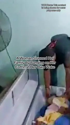 76-year-old Bella Montoya was actually alive inside her coffin gasping for air, hours after being incorrectly declared dead by a doctor. She’s receiving treatment in hospital and an investigation is underway. #ecuador #notdead #funeral #coffin #healthcare 