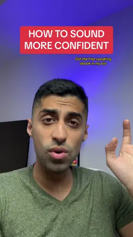 How to sound more confident when you are speaking in public #publicspeaking 