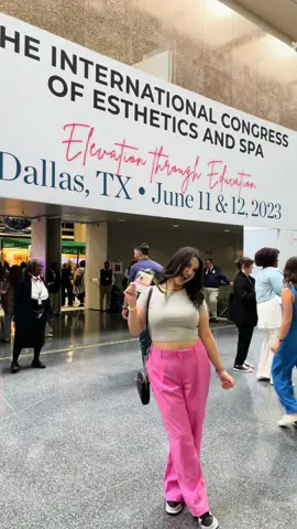 The best experience! 💕 #convention #dallas #beautyconvention #esthetician #esthetics #esthiebestie #spa #texas #skin #skincare 