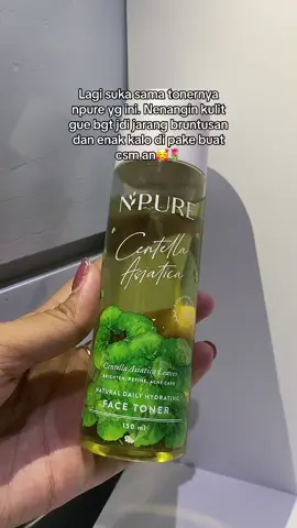 Ni muka jdi enakeun pake ini #npure #toner #skincare 