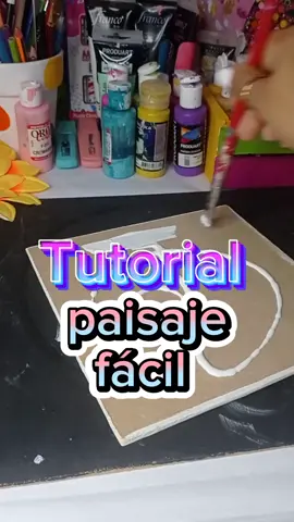 #paisajefacil #paisajespintados #pintandopaisajes #pinturaacrilica #contraluz #tutoriales 