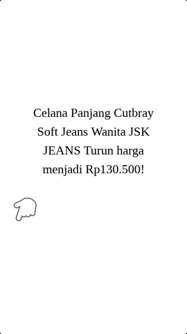 celana panjang cutbray softjeans#jskjeans#btsarmy 