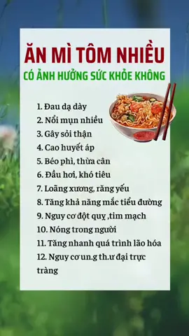 Ăn mỳ tôm nhiều có ảnh hưởng không?  #meohay #chiase #suckhoe #xuhuong 