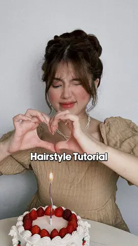 My birthday hairstyle tut ✨ Hope you guys like it 😘💗 #hairstyletutorial #bunhairstyle #highbuntutorial #partyhairstyle #braidhairstyles #fyp #foryourpage #fypシ 