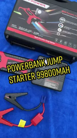 Powerbank Jump Starter 99800mah🔥 #fyp #fypシ #caraccessories #racun #powerbank #jumpstart #jumpstarter #battery #carjumpstarter 