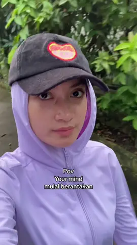 Lari sore emang paling ampuh 