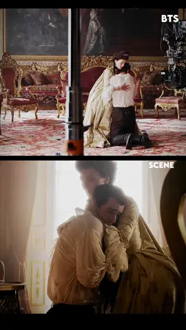 its so fascinating to see the BTS of intense scenes #coreymylchreest #kinggeorge 