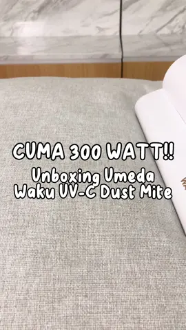 CUMA 300 watt udah bebas dari hal-hal yang bikin gatal! Langsung klik aja keranjang kuningnya, atau save dulu buat CO setelah gajian nanti! 😍 #UmedaLife #UmedaIndonesia #HomeAppliances #VacuumCleaner #VakumBantal 
