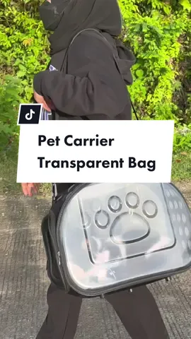 Pet Carrier Transparent Bag Portable Cats handbag Foldable Pet Travel Bag  Travel with your furbabies 😍😘 #petbag #petcarrierbag #budolfinds #petessentials 