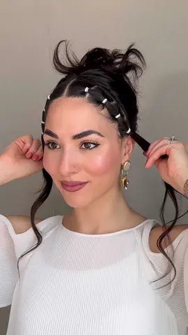 Easy Summer Hairstyle 🐚🤍 #easyhairstyles #hairinspo #hairideas #hairtok2023 #hairstyles #rubberband 