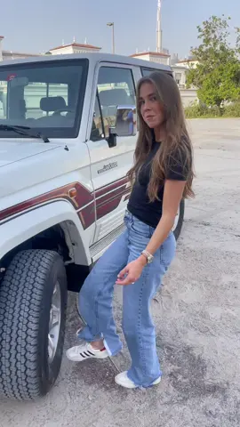 Did I say it right? 😅😂 #LauraB #carsoftiktok #landcruiser #khaliji 