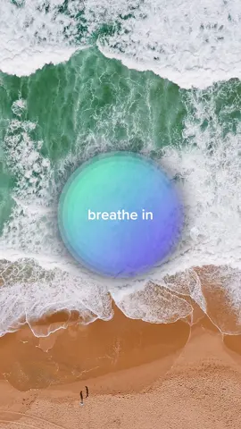 breathe to the rhythm of ocean waves 