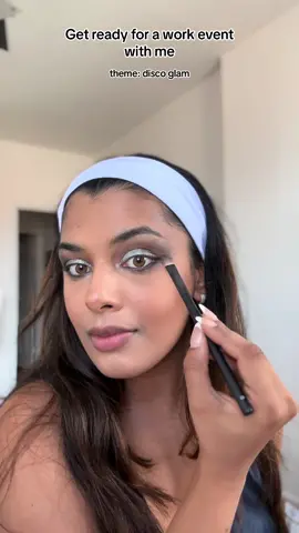 Did someone say disco glam??? #grwm #grwmroutine #grwmmakeup #discoglamparty #discoglam 