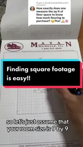 Replying to @RealEstateWithBrandi #squarefootage #flooring #howto #DIY 