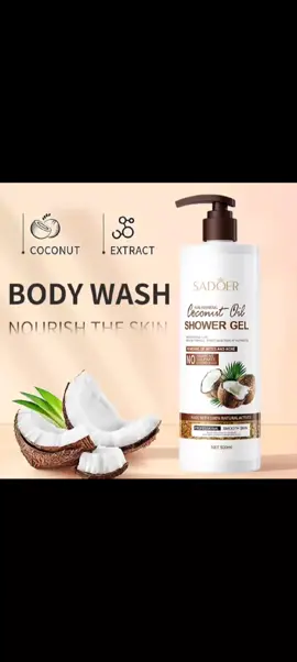 COCONUT SHOWER GEL FOR HEALTHIER SKIN 🥰