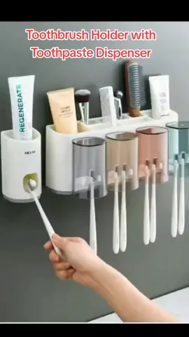 Ganda ng Toothbrush Organizer na to! #toothbrushholder #toothpastedispenser #bathroom #toothbrushholder #organizer #bathroomorganizer #tiktokfinds 