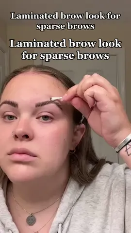 Finally got around to doing this!! #browtutorial #browtutorialforbeginners #sparsebrowtutorial #howtofillineyebrows #easybrowtutorial #laminatedbrowslook 