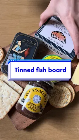 The perfect tinned fish board for a date night #tinnedfishtok #tinnedfish #tinnedfishdatenight 