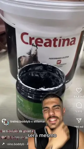 🐎🐎 #creatinaa #growth #gym #suplementos #esporte   