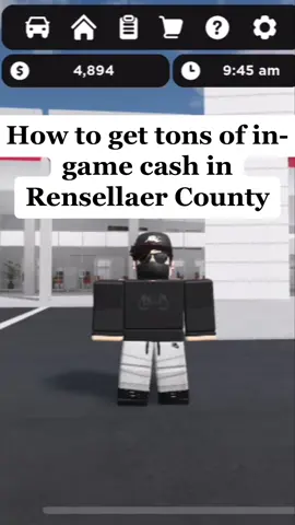 in game cash tutorial!! #fyp #roblox #rensellercounty #car #tutorial 