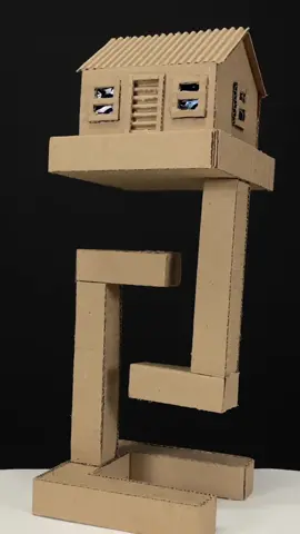 Casinha flutuante de papelão #casa #house #fyp #parceirosoundon 