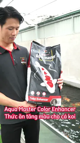 Thức ăn tăng màu cho cá koi Aqua Master Color #cakoidep #cakoinhat #thucancakoi #thucancakoiaquamaster