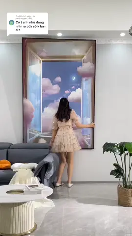 Trả lời @haiduongdo2512 #yangdecor #tranhtreotuong #trangtrinhacua 