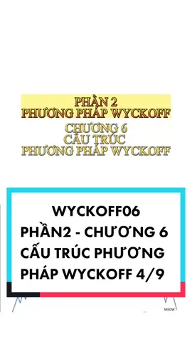 WYCKOFF06 - PHẦN 2 - CHƯƠNG 6 - CẤU TRÚC PHƯƠNG PHÁP WYCKOFF #tsstrading #tiktoktrading #tudotaichinh #forex #crytocurrency #binance #stock #chungkhoanvietnam #phantichkythuat #phantichkythuatcoban #wyckoff #cautrucphuongphapwyckoff 