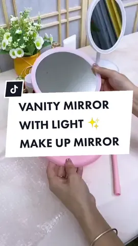 SALAMIN NA MAY ILAW MAGANDA PARA SA KWARTO O FOR TRAVEL ✨  #mirrorwithlights #vanitymirror #makeupmirror #mirrors #tresmarias 