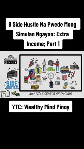 8 Side Hustle Na Pwede Mong Simulan Ngayon: Extra Income; Part 1 #foryou #fyp #usapangpera #financialtips #roadtosuccess #financialadvice 