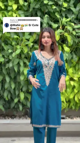 Replying to @🆁🅰🅺🅸🅱🅷🅰🆂🅰🅽 @Mahir👑🇮🇳  kab shaadi kr rha ha merese? Dress - @Original Jamdani Collection 