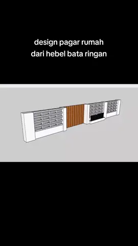 silahkan save dulu utk bahan referensi  #design #pagar #rumah #hebel #bata #batahebel #simpel #minimalis #sketchup #skecth #referensi #gambar 