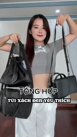 Haul tổng hợp túi đen yêu thích, dễ phối đồ 🖤 #reviewlamdep #xuhuong #tuixach #tuixachnu #muataitiktokshop #phốiđồđẹp 