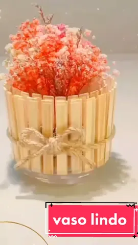 Lindo vaso feito de pregador de roupa, para colocar suas flores! #mesaposta  #artesanatocriativo  #floresdepapel  #facilidadespracasa  #donadecasareal 