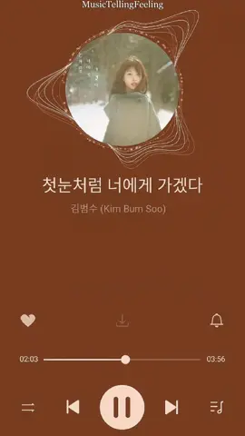 첫눈처럼 너에게 가겠다 (I Will Go To You Like The First Snow)​​ -​ 김범수 (Kim Bum Soo)​ #MusicTellingFeeling #แปลเพลง #เพลงเกาหลี #แปลเกาหลีเป็นไทย​ #MusicCover #첫눈처럼너에게가겠다 #IWillGoYouToYouLikeTheFirstSnow #김범수 #KimBumSoo 