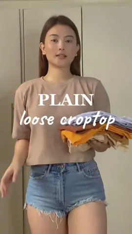 #fyp #loosecroptop #womencroptop #cottonspandexshirt 