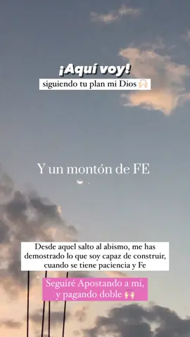 Cree y confia 🙌🏻 y apuesta a ti en todo momento #fyp #fypシ #amorpropio #merecimiento #agradece #vivefeliz 
