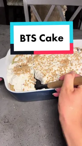 Poke cake or BTS cake, whatever you call it its delicious! #pokecake #btscake #cake #dessert #Recipe #baking #coolwhip #dessertrecipe #easydessert #FathersDay 