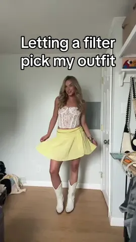 Letting a filter pick my outfit day 172 #wearortear #wearortearoutfits #outfitideas #outfitinspo #outfitfilter #outfitchallenge #helpmepickanoutfit #filterpicksmyoutfit #filterspicknyoutfits #fashiontok #fashiontiktok 