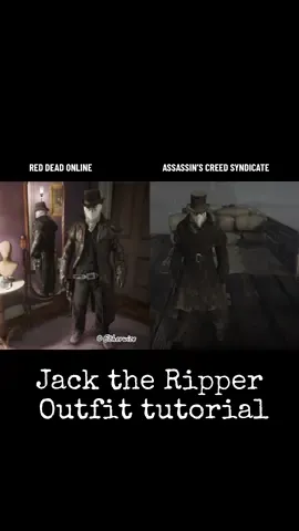 Ripper narrates his own tutorial. I’m tagging everyone who asked for Jack’s outfit. (Also, if you like my videos, please subscribe to me on YouTube too! It’s “Etherwise”) #JacktheRipper #RedDeadOnline #RDO #RDOOutfitTutorial #JacktheRipperAU #RedDeadRedemption2 #RDR2 #RedDeadTok  