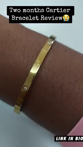 ❤️❤️❤️ Cartier Bracelet Two months review. #thefence#bougieonabudget#fencefind#luxuryjewelry#bracelet#jewelrytiktok 