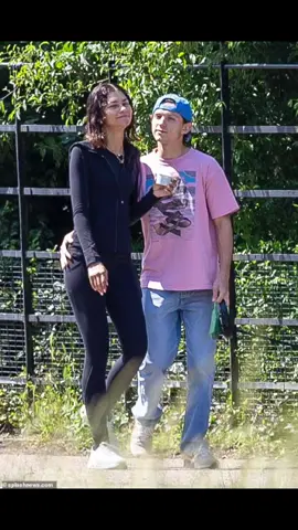 Zendaya playfully feeds Tom Holland ice cream while he cheekily taps her bottom on cute park date in London 