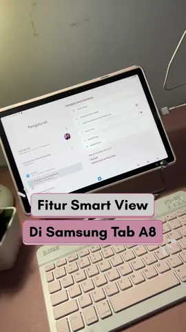 Udah pada tau belum? Fitur smart view di samsung tab a8 2022 itu seperti mirroring loh. Jadi kalau kalian mau share layar ke Smart TV kalian lebih mudah nih. Yuk ikutu penjelasan dan tutorial dari aku. #fypシ゚viral #samsungtaba82022 #tutorial #powerpoint 