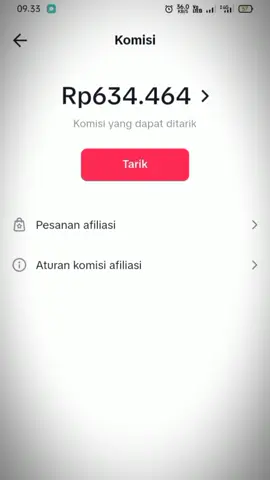Alhamdulillah belum 1 bulan daftar tiktok affiliate penghasilan udh segituu, bner