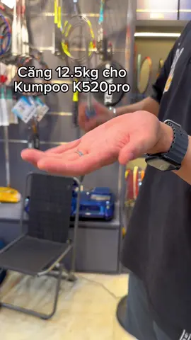 căng mức cân cao cho kumpooK520pro #badminton #foryoupage #fyp 